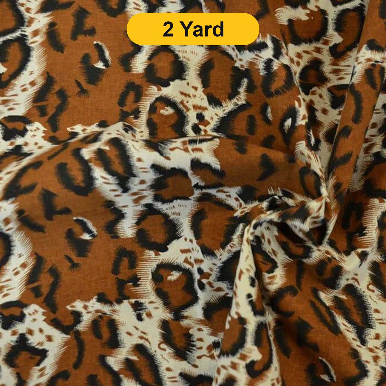 Large Cheetah Cotton Print 58/60" Wide 100% Cotton Animal Print